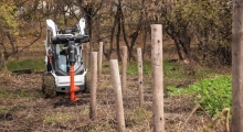 Колесный мини погрузчик Bobcat S590 установка